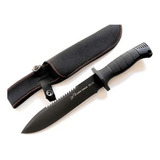 Cuchillo 7  Hoja Y Mango Pavonado Con Funda Lion Tools 9414 