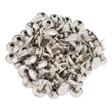 50 Sets Plata Metal Remaches De Doble Cara Studs Punk Para