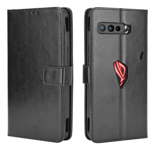 Funda De Anticaída Para Asus Rog Phone 3 Zs661ks Cuero Flip