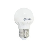 Foco Adir Mavrik Led T/bulbo 3 Watts Blanco Cálido C/100pzs