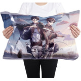 Cojin Almohada Attack On Titan Diseño Anime Unico Poliester