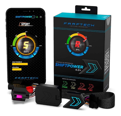 Chip De Potência Shift Power Acelerador Bluetooth Faaftech