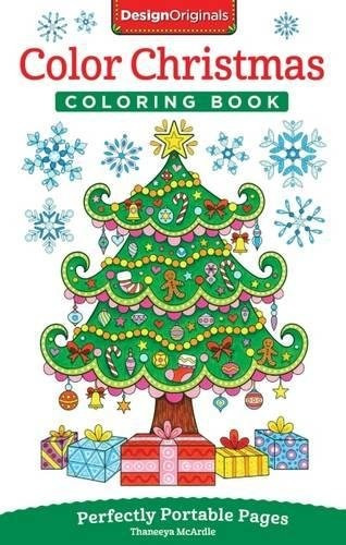 Color Christmas Coloring Book Perfectly Portable Pages (onth