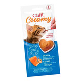 Snack Catit Creamy Salmón / Camarón 4x10gr Universal Pets