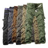 Pantalones Cargo De Combate Multi-bolsillos Tácticos R