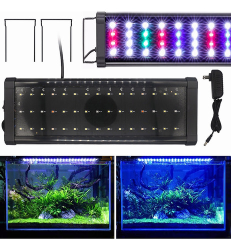 Luz Led Para Acuario De 12 W, 5 Colores Para Tanque Plantado