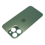Refaccion Tapa Trasera Verde Cristal Para iPhone 13 Pro Adhe