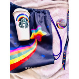 Set Vaso Starbucks Arcoíris