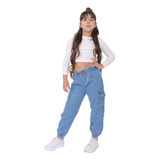 Pantalón Jean Mom Rígido De Nena Teen Talle 6 Al 20 Art-31