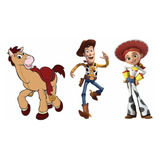 Adesivo Parede Filme Toy Story Woody Jessie Cavalo Ts3