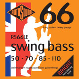 Rotosound Rs66le Swing Bass 66 acero Inoxidable Bass Cuer