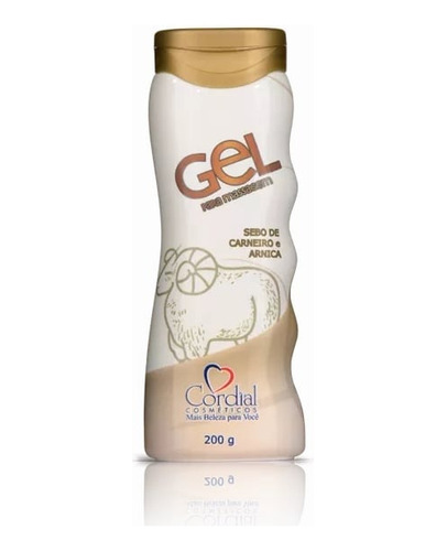 Gel Massagem Sebo De Carneiro Da Cordial Cosmeticos