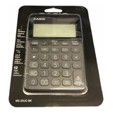 Calculadora Digital Casio Dual Power Solar Taxes Ms- 20uc Bk