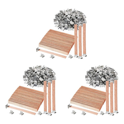 Paquete De 300 Mechas De Madera Para Hacer Velas, Con Forma
