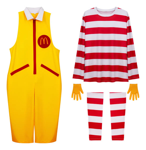Mcdonald's Tío Cos Traje Mascarada Payaso Personaje