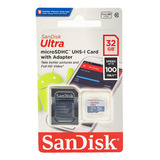 Tarjeta Sandisk Ultra 32gb Ultra Micro Sdhc 10 Con Adaptador