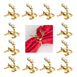 .. 12pcs Servilleteros Elk Chic Para Navidad Acción Gracias