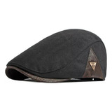 Moda Otoño Boina Sombrero Hombres Retro Newsboy Ivy Flat Cap