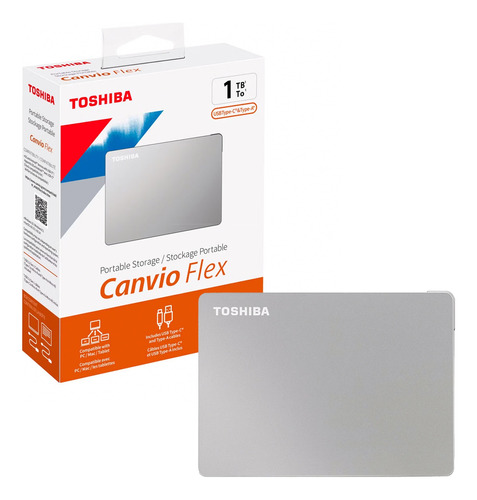 Disco Duro Externo Toshiba 1tb Canvio Flex 3.2 | Lifemax