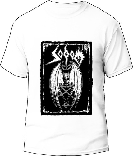 Camiseta Sodom Rock Metal Bca Tienda Urbanoz