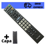 Controle Remoto Compatível Tv Sony Bravia + Capa Lcd 039a