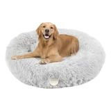 Cama Perros Mascotas Anti Estres Felpa Premium Talla Xl 90cm