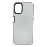 Funda Estuche Rígido Antigolpes Para Motorola G9 Plus Plata