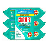 Toallitas Desinfectantes Cloralex 3 Paquetes Con 84 Pzas C/u
