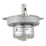 Motor De Caja De Engranajes Js-50 Dc De 24 V Dc 20 Rpm Con R