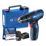 Parafusadeira De Impacto Bosch 12v Gsb120-li + Brocas/maleta