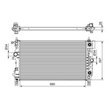 Radiador Refrigerante Soldado Cruze L4 1.4l Aut 11/14 Valeo