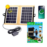 Panel Solar Portátil Ligero Para Bolso Con Usb 6v 7w