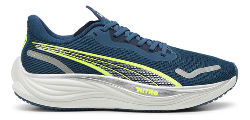 Zapatillas Puma Velocity Nitro 3 Hombre Running Azul