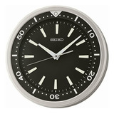 Seiko Reloj De Pared Ultra Moderno De 35,5 Cm, Color Negro Y
