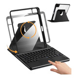 Forro Giratorio Smart Case + Teclado Para iPad 7ma Gen 10.2