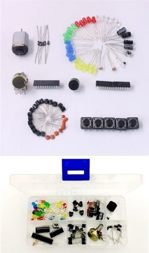 Kit Componentes Electronicos Arduino Leds Tact Switch Varios