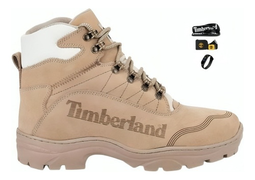 Coturno Timberland 100% Couro Legítimo Original +brindes