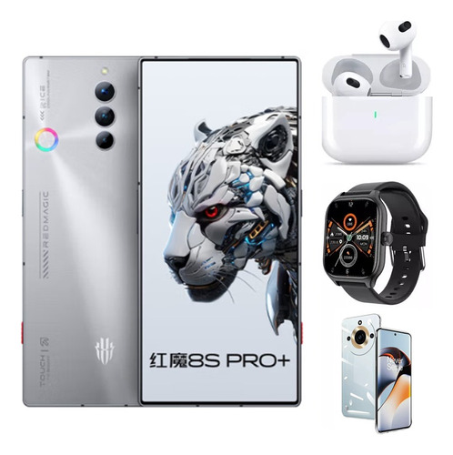 Red Magic 8s Pro+5g Dual Sim Dual Standby 256 Gb Plata 12 Gb