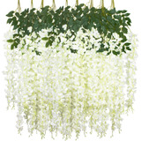 Enredadera Flores Glicina Artificial Pack X 12 Unid - Sheshu