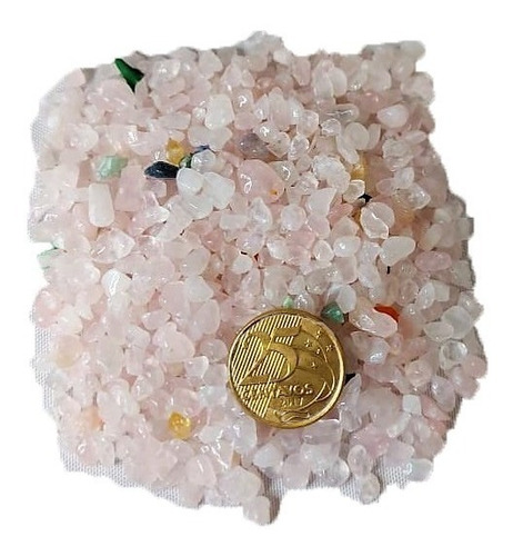 1kg De Pedra Rolada De Cascalho Quartzo Rosa Natural Chakra