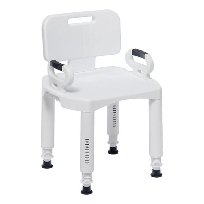 Silla Con Respaldo Brazos Para Baño Ducha Regadera Enfermo | Envío gratis