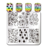 Born Pretty Placa Sello Estampa Uñas Stamping Bp-x44