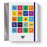 Cuaderno Tetris 16x21 Cms 96 Hjs Rayadas 80g C/ Elástico Fw