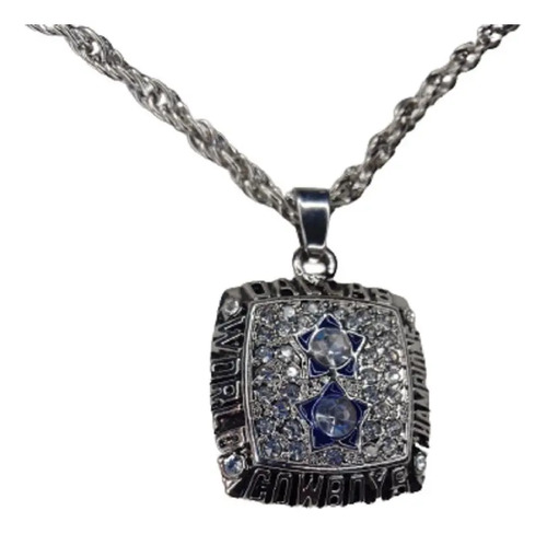 Colgante O Collar Con Cadena Con Dige Campeonatos Cowboys   | Envío gratis