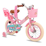 Bicicleta Para Niñas De 2 A 9 Años Con Accesorios