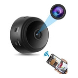 Mini Camara Seguridad Espia Wifi Inalambrico Camara Oculta Color Negro