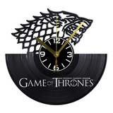 Reloj De Pared Disco Vinil Vinilo Acetato Game Of Thrones 25