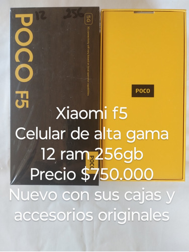 Celular Xiaomi F5 Nuevo