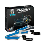 Fita Led Drl 60cm Dual Color Shocklight Seta Sequencial 12v