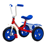 Triciclo De Lujo Katib Con Canasto 575 Color Rojo